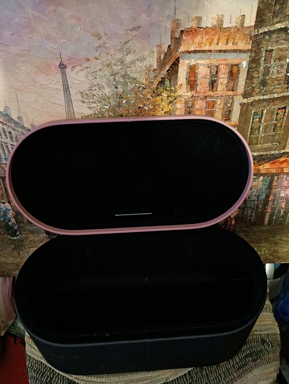 DYSON AIR WRAP Pink and Black Oval Case Only.
